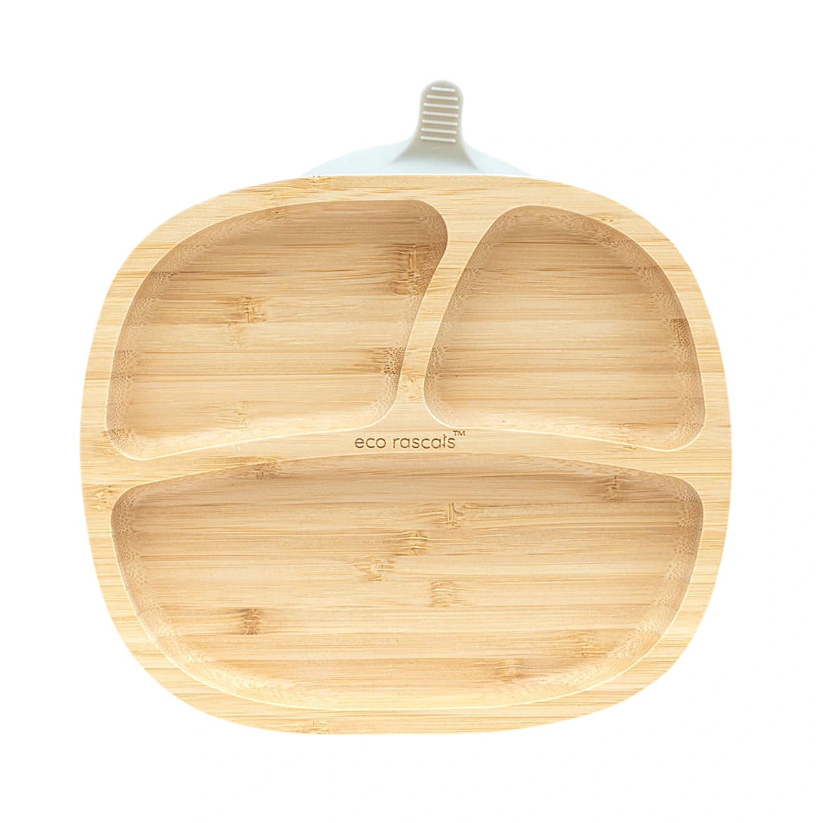 Plato Bambú Eco Rascals Toddler Gris
