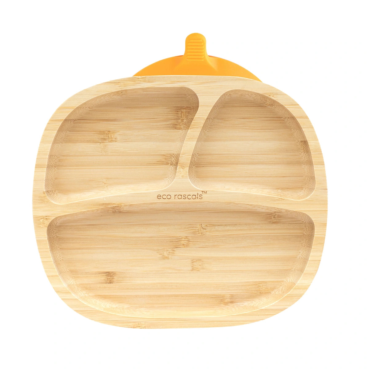 Plato Bambú Eco Rascals Toddler Naranja
