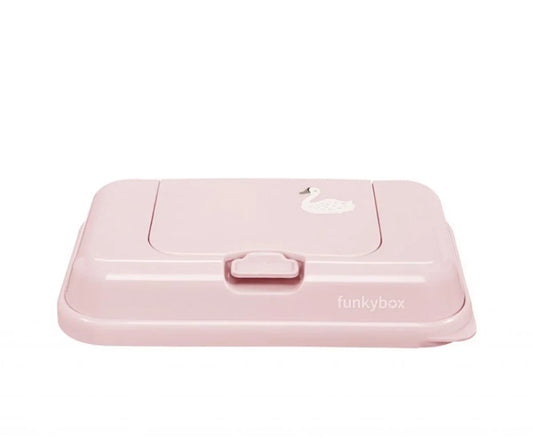 Caja Pequeña Toallitas Funky Box Cisne Rosa - ALIBEY nens
