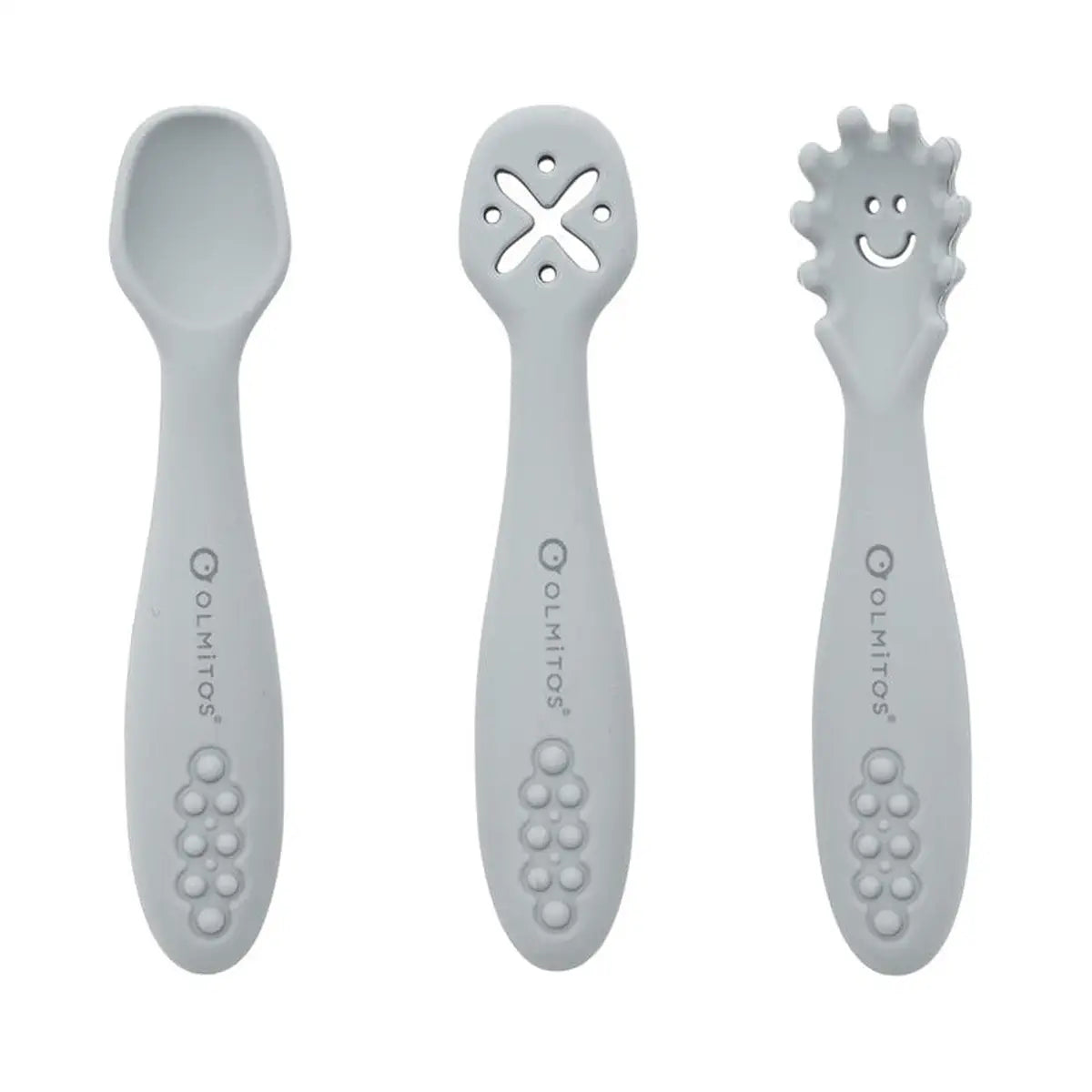 Cubiertos Aprendizaje Olmitos Grey - ALIBEY nens