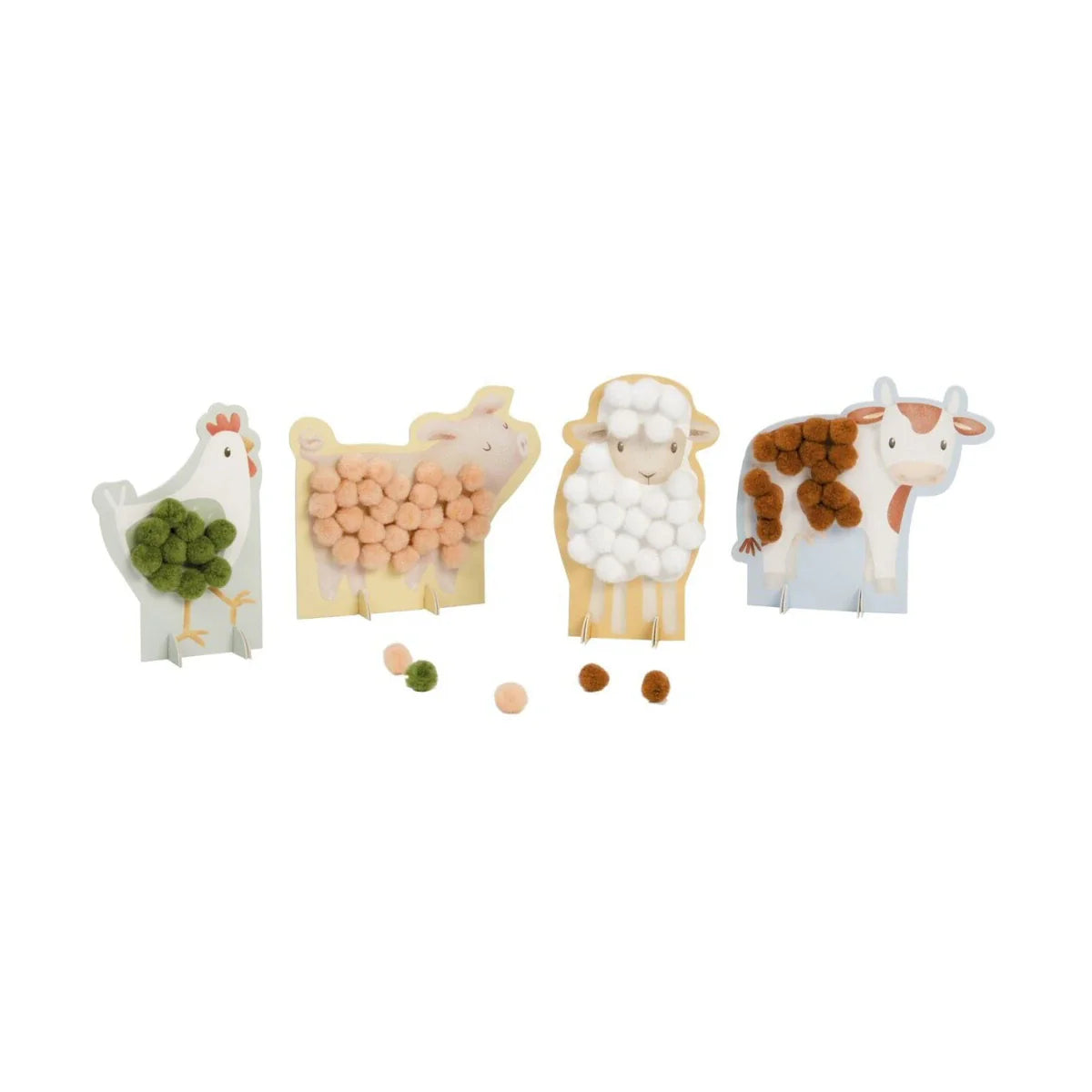 Tarjetas Pompones Little Dutch Pequeña Granja - ALIBEY nens