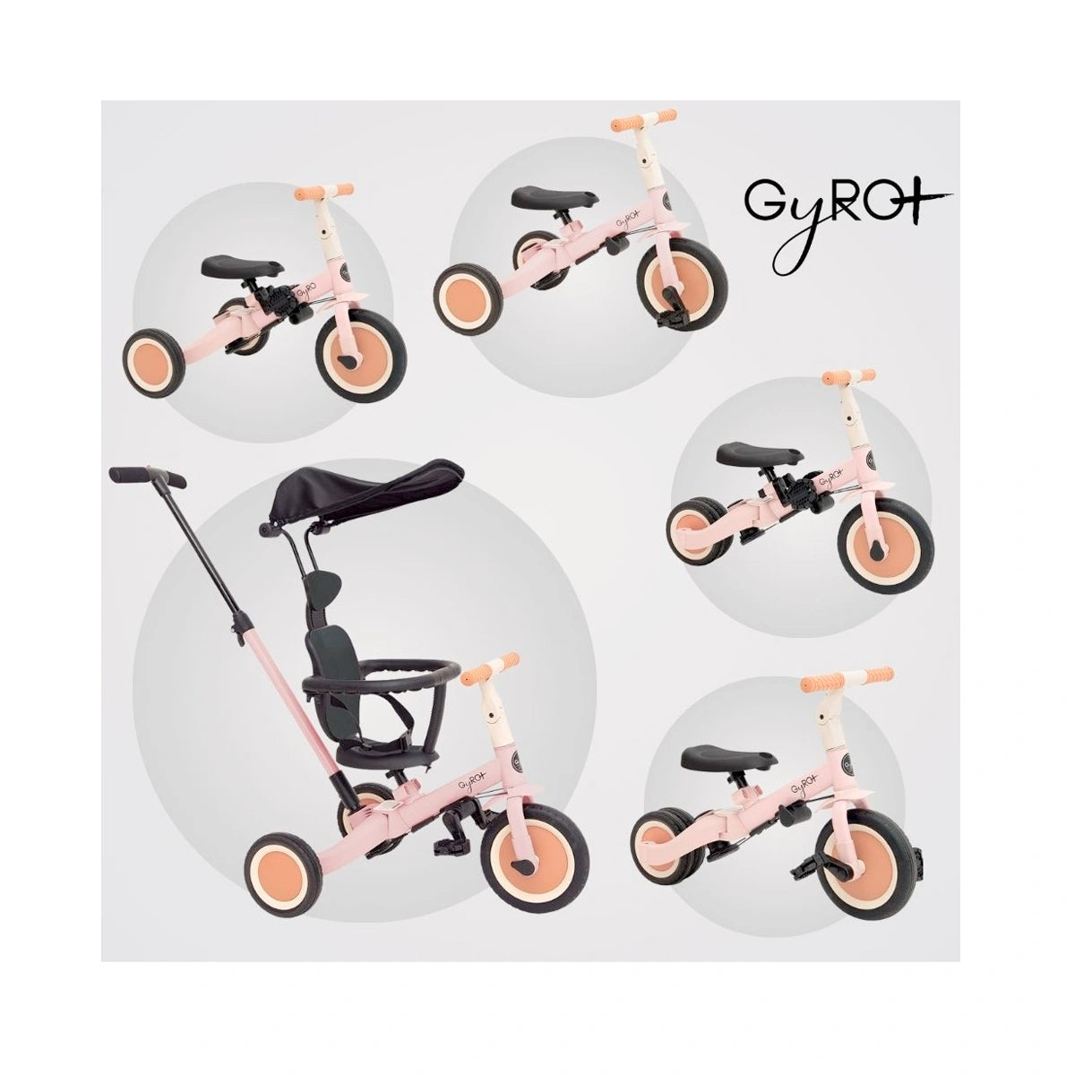 Triciclo Olmitos Gyro+ Pink