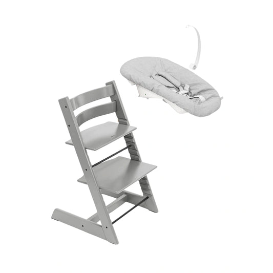 Trona Stokke® Tripp Trapp Storm Grey con Newborn