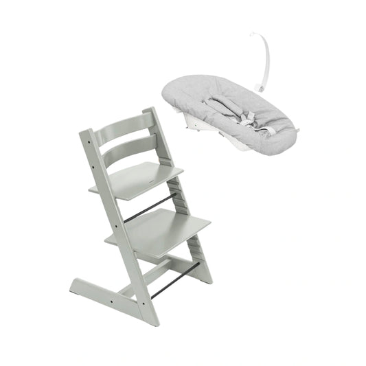 Trona Stokke® Tripp Trapp Glacier Green con Newborn