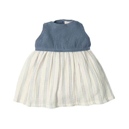 Vestido 6 Meses Mac Ilusión Seawaves Nordic Blue