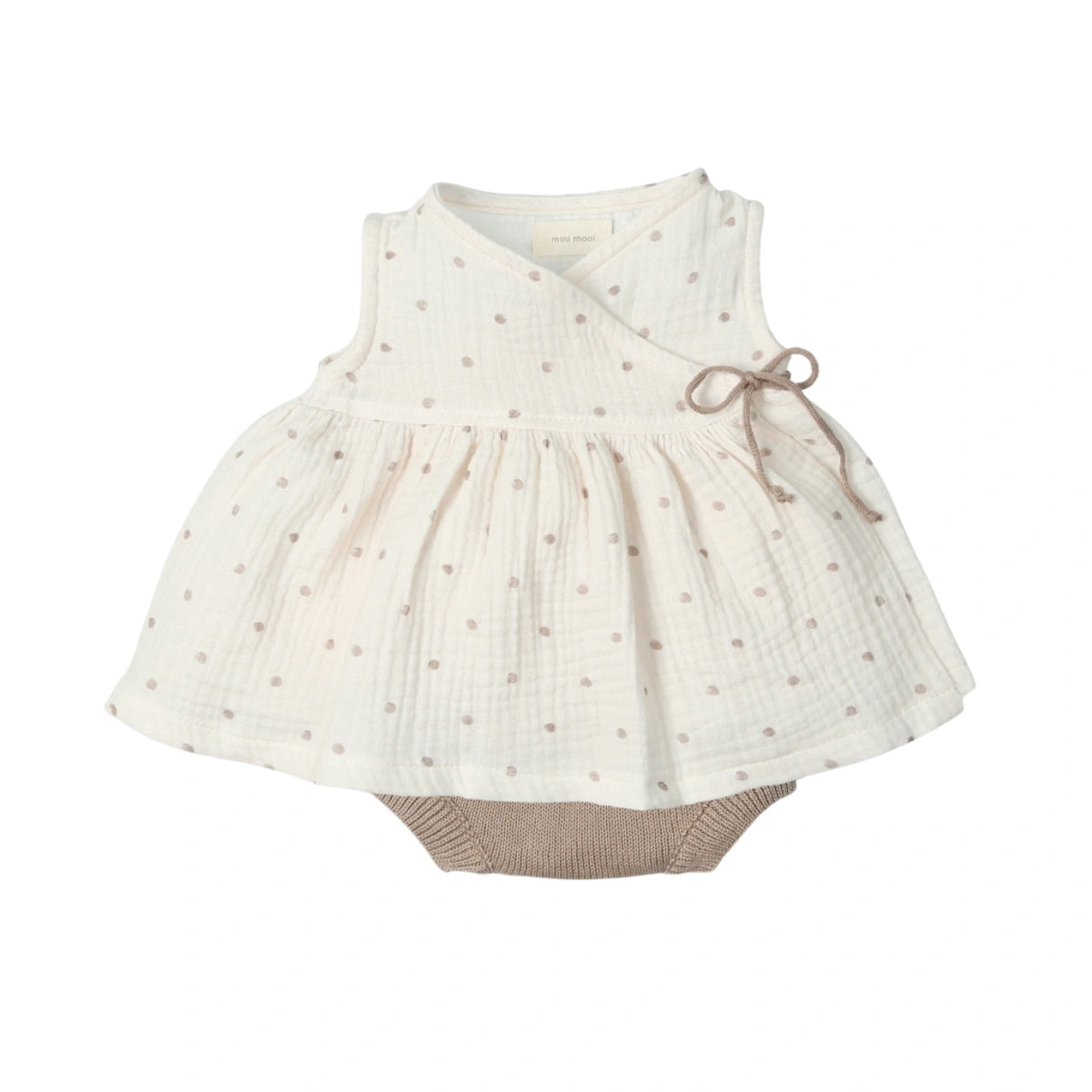 Vestido + Culotte 1 Mes Dotty Cocoa
